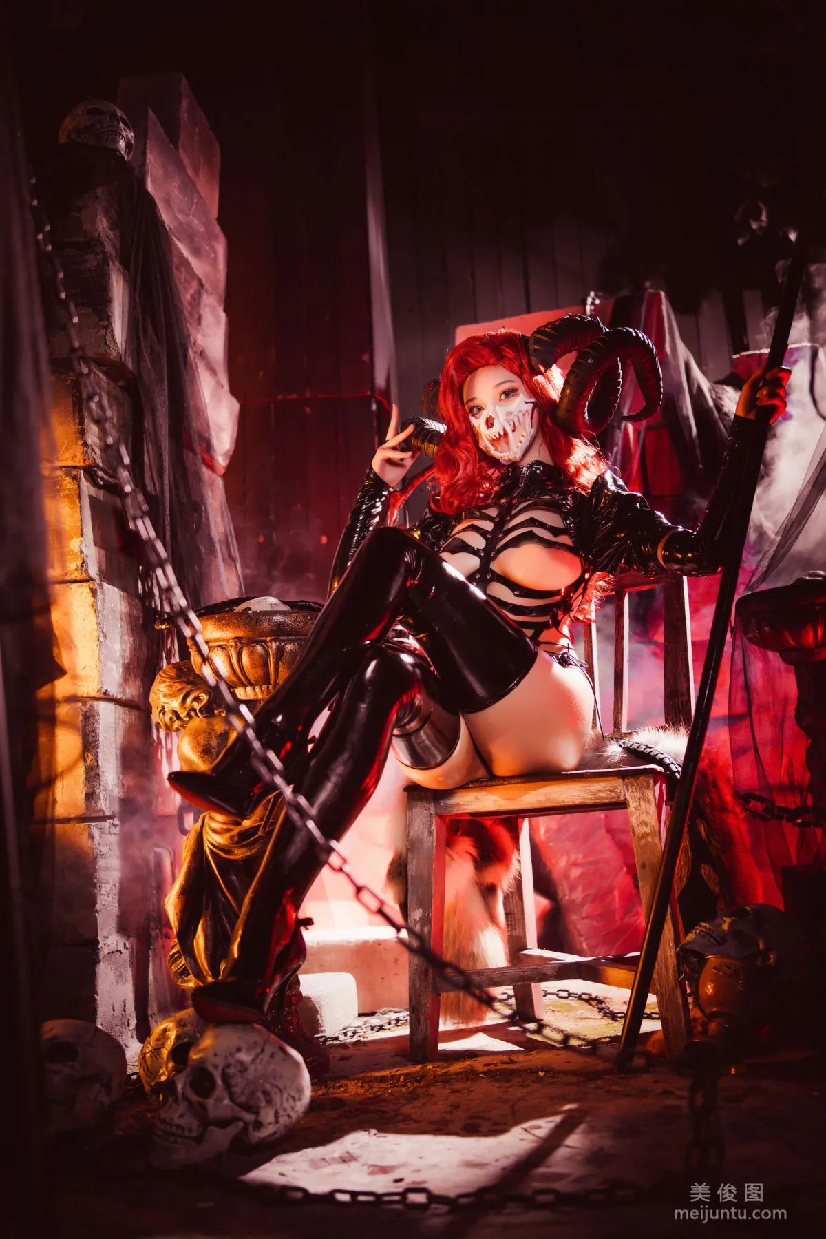 [網紅COSER] 萌系小姐姐蜜汁貓裘 - 骸骨 44