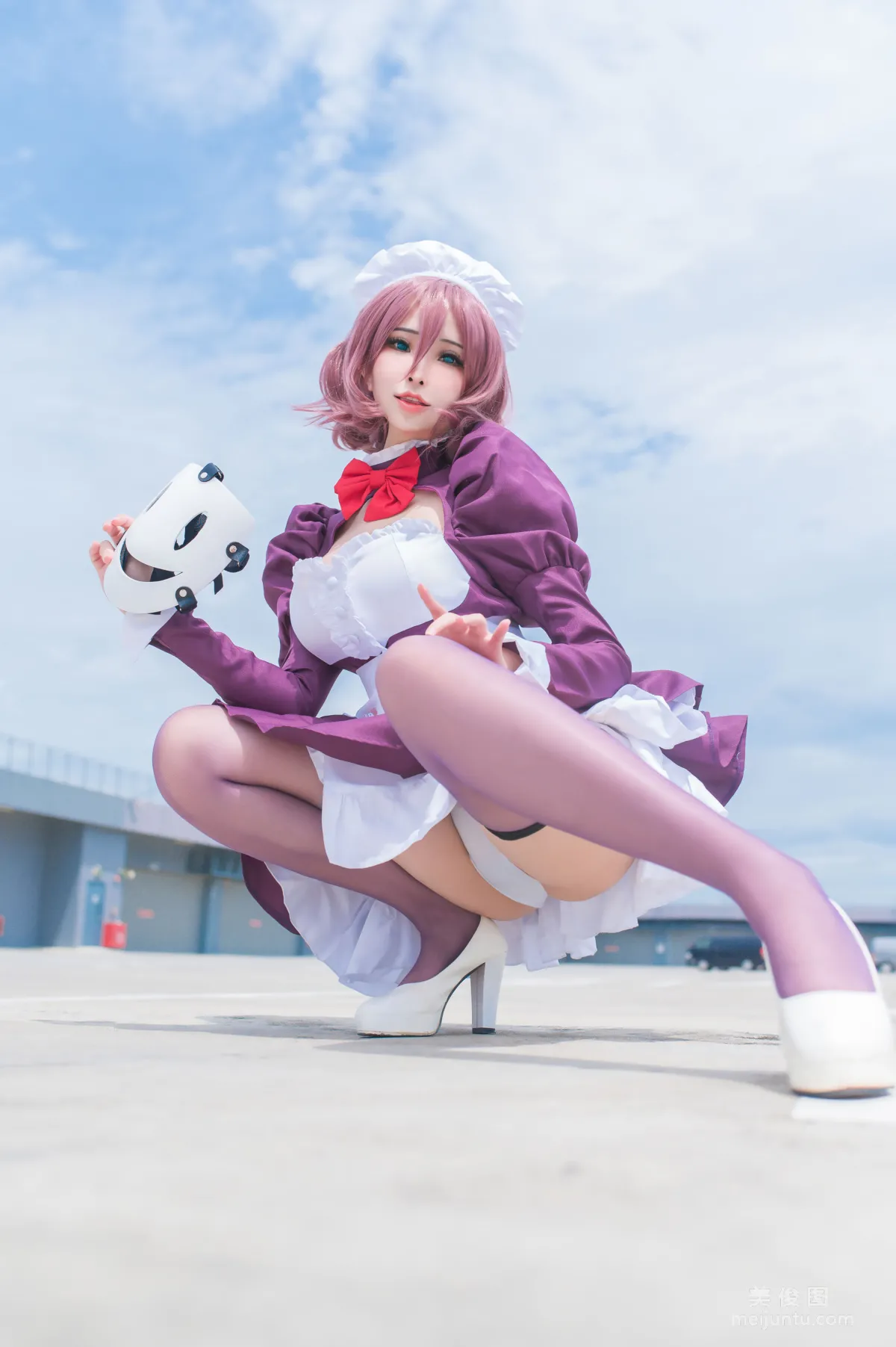 [網紅COSER] 花リリ(Plant Lily) - Maid Mask 6