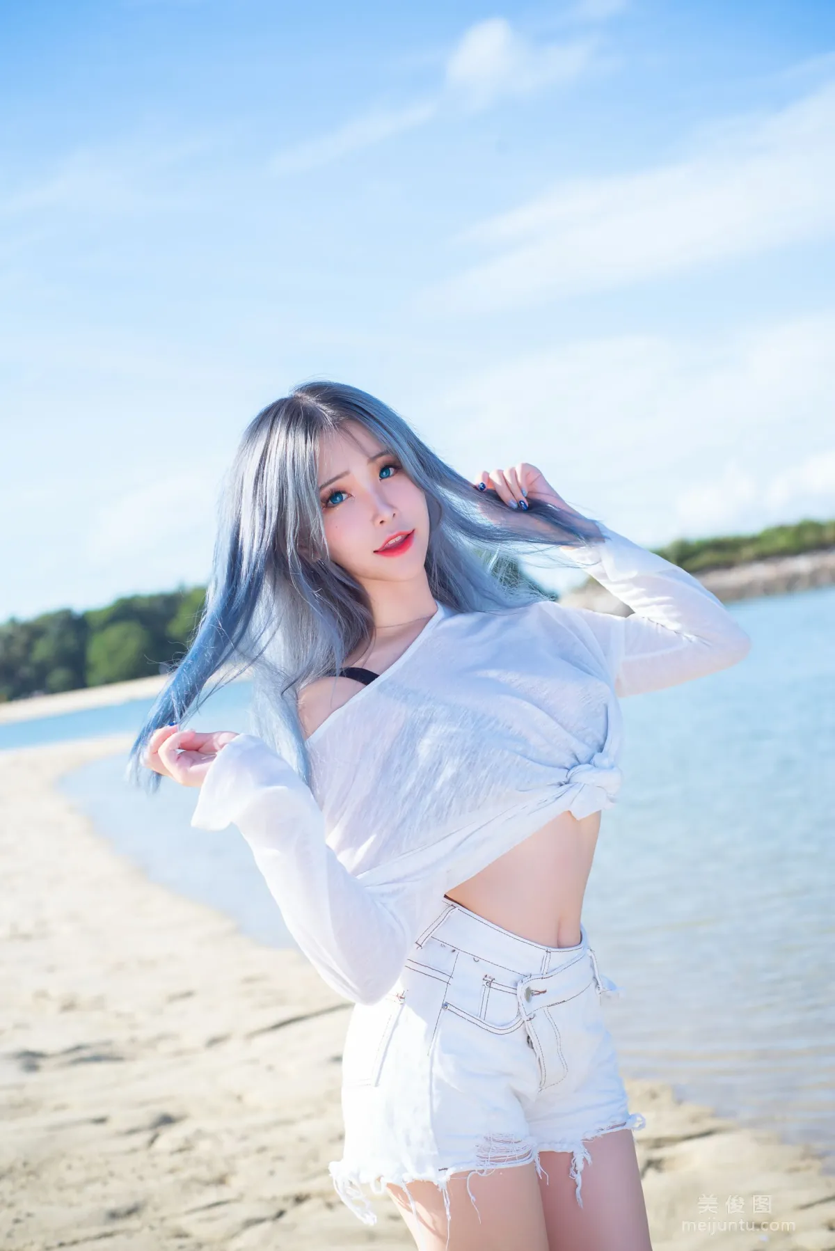 [網紅COSER] 花リリ(Plant Lily) - Beach lily 34