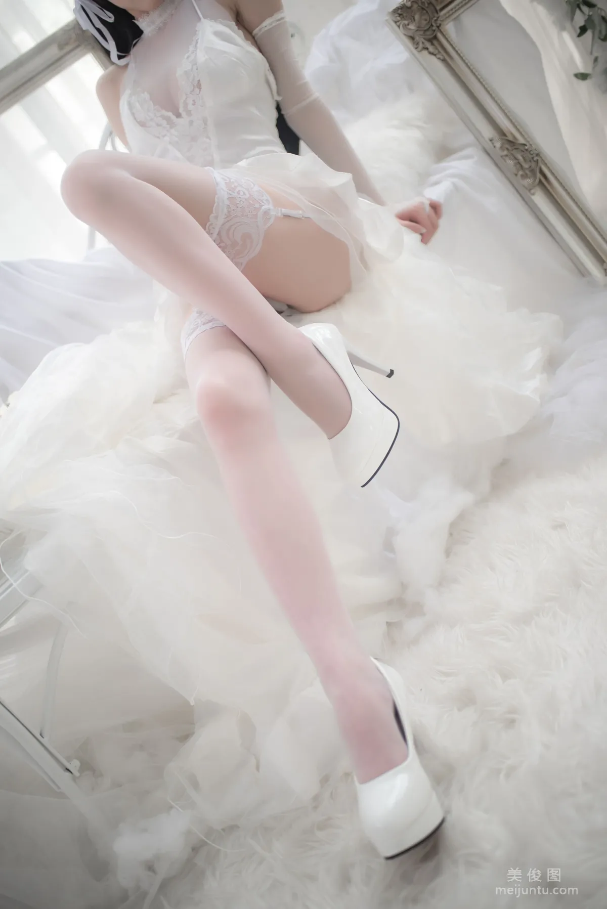 [COS福利] 尤物清水由乃 - 愛宕婚紗 20