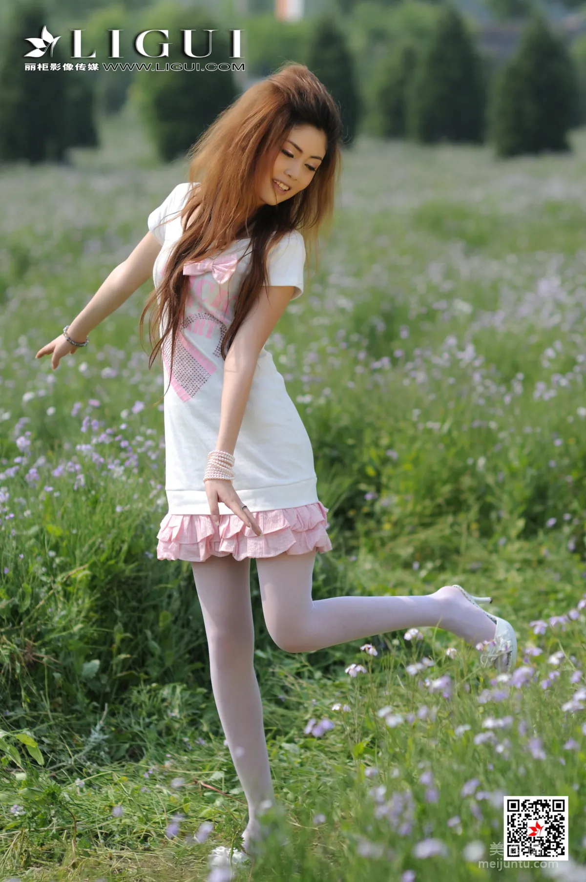 Model 凤娇《白丝少女》 [丽柜Ligui] 写真集16