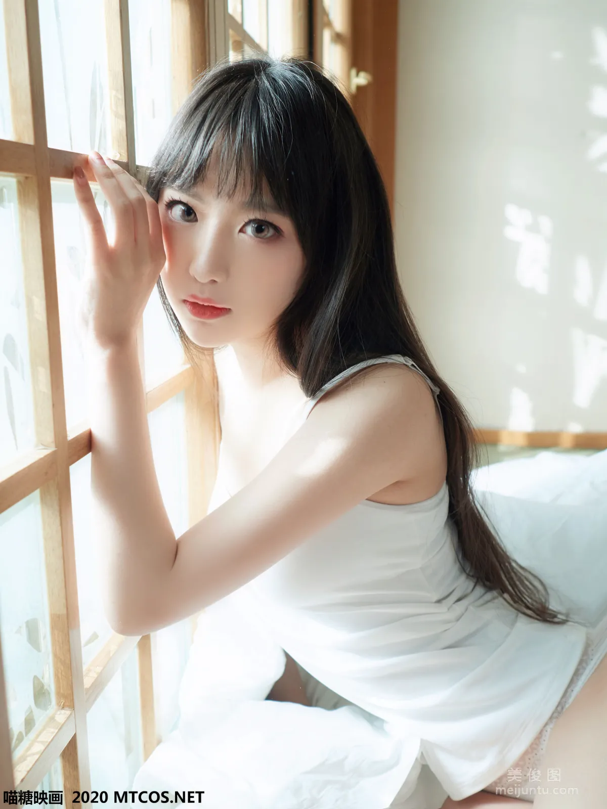 [喵糖映画] VOL.143 《日系白T私房》 写真集9
