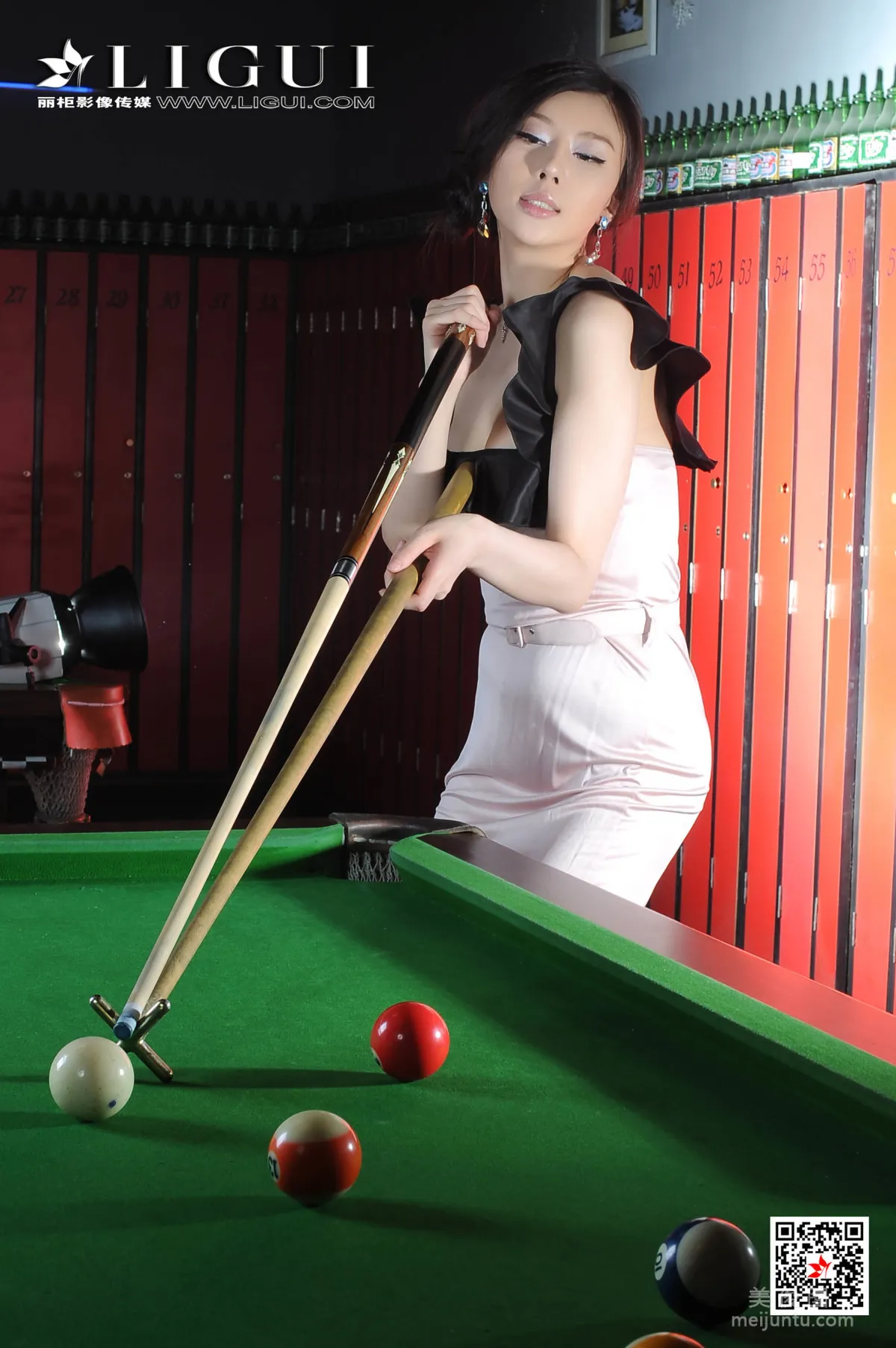 Model 车洋《桌球女郎》 [丽柜Ligui] 写真集18