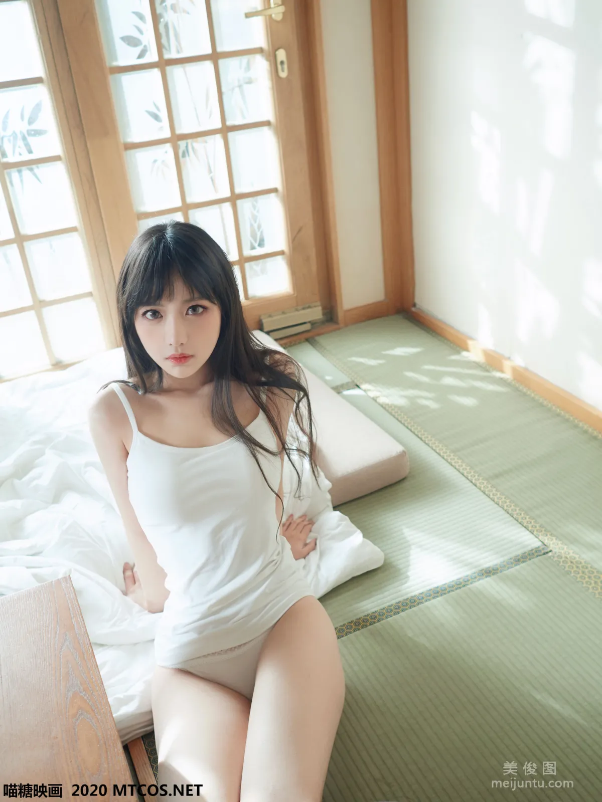 [喵糖映画] VOL.143 《日系白T私房》 写真集25