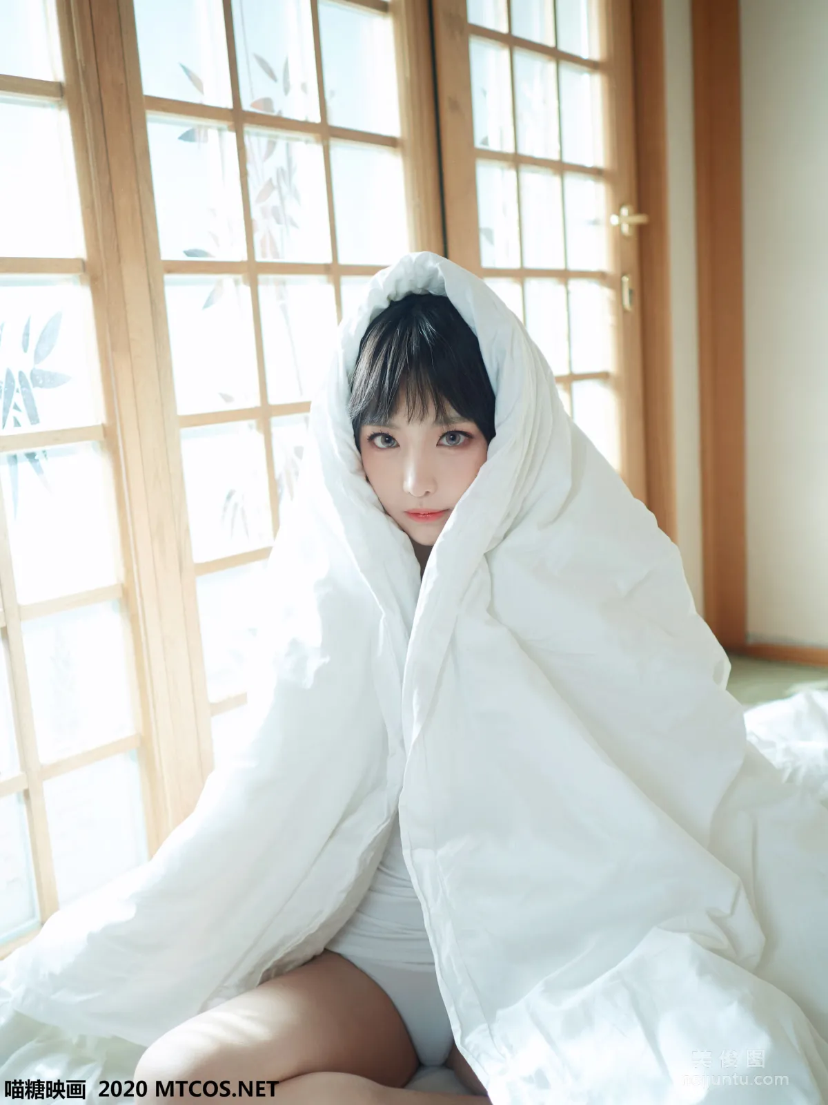 [喵糖映画] VOL.143 《日系白T私房》 写真集8