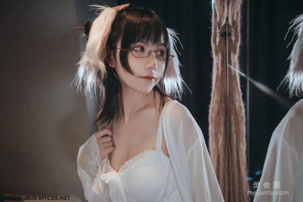 [喵糖映画] VOL.139 《白色私房睡裙》 写真集3