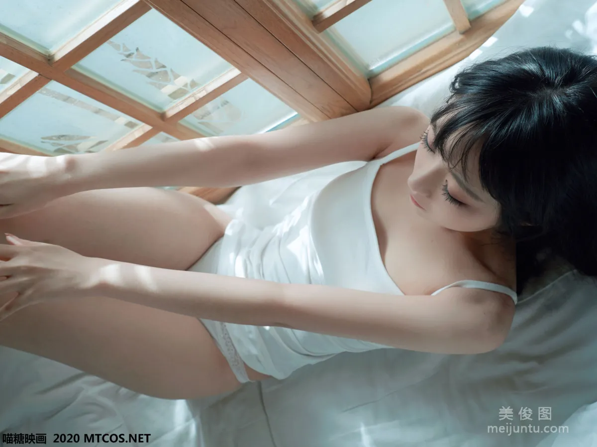 [喵糖映画] VOL.143 《日系白T私房》 写真集20