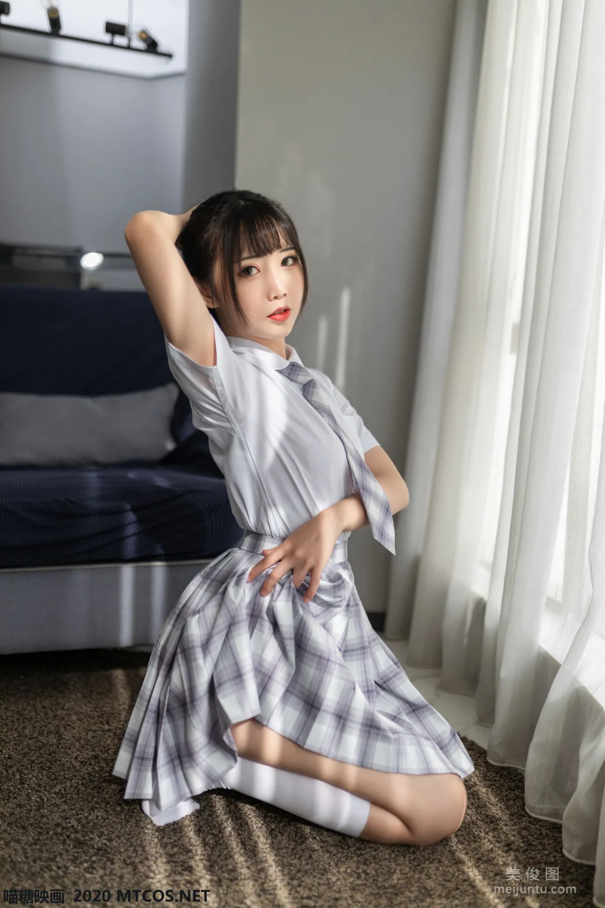 [喵糖映画] JKL.001 《制服少女》 写真集10