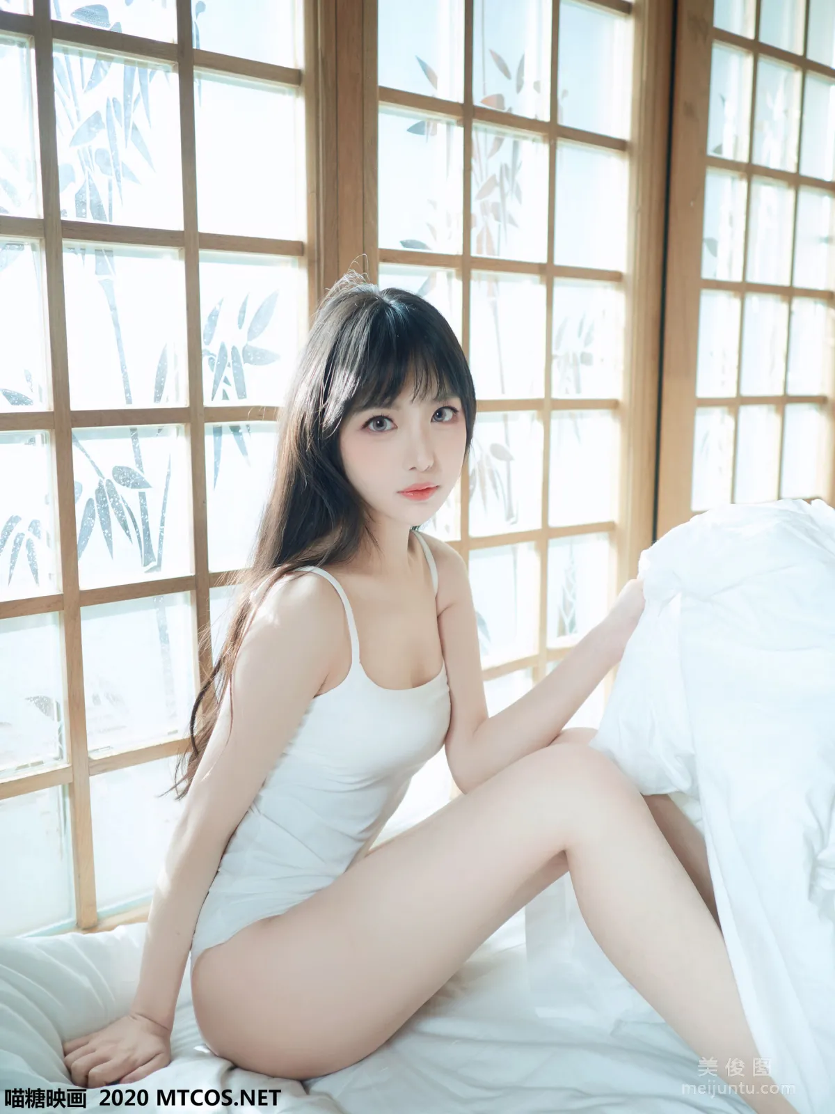 [喵糖映画] VOL.143 《日系白T私房》 写真集7