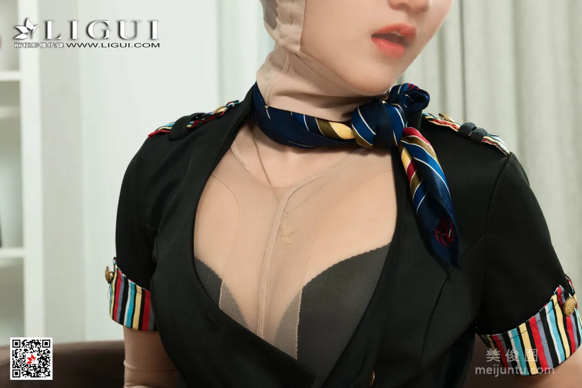 Model 汐汐《空姐制服肉絲襪誘惑》 [麗櫃Ligui] 寫真集 70