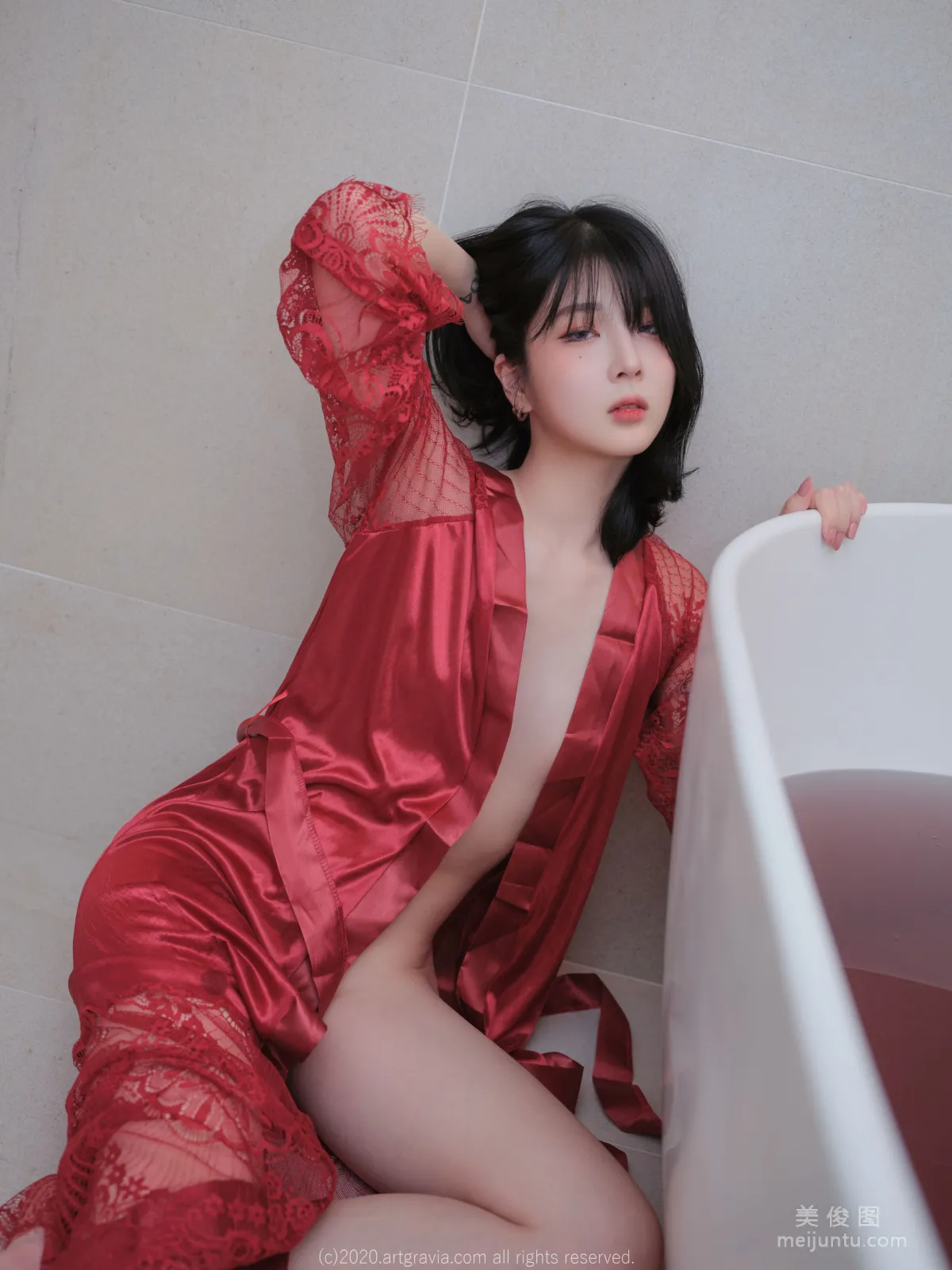 [ARTGRAVIA] VOL.207 Jangjoo - 紅色睡衣系列 25