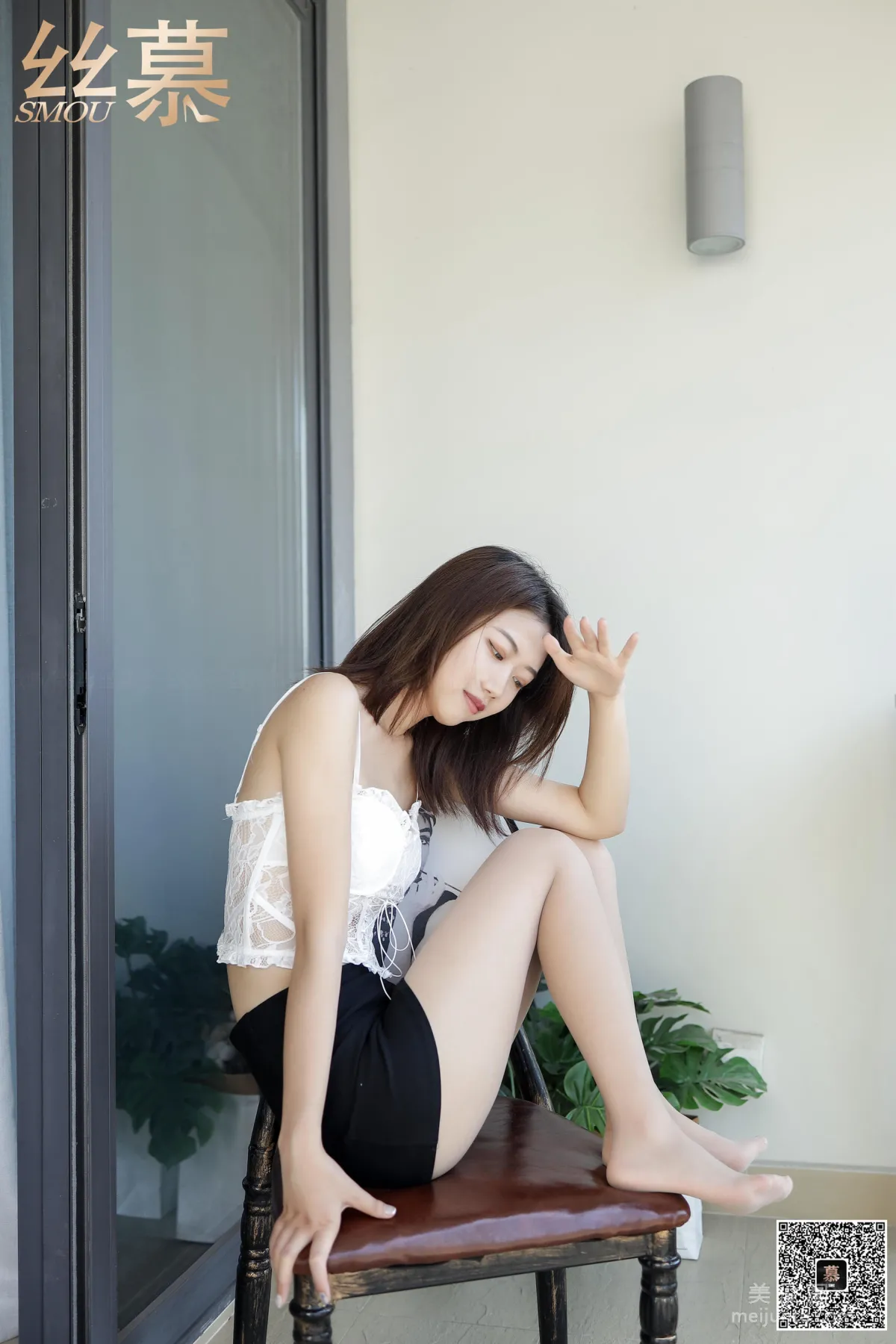 [丝慕] TX074 米朵 《白色恋人》 丝袜美腿写真26