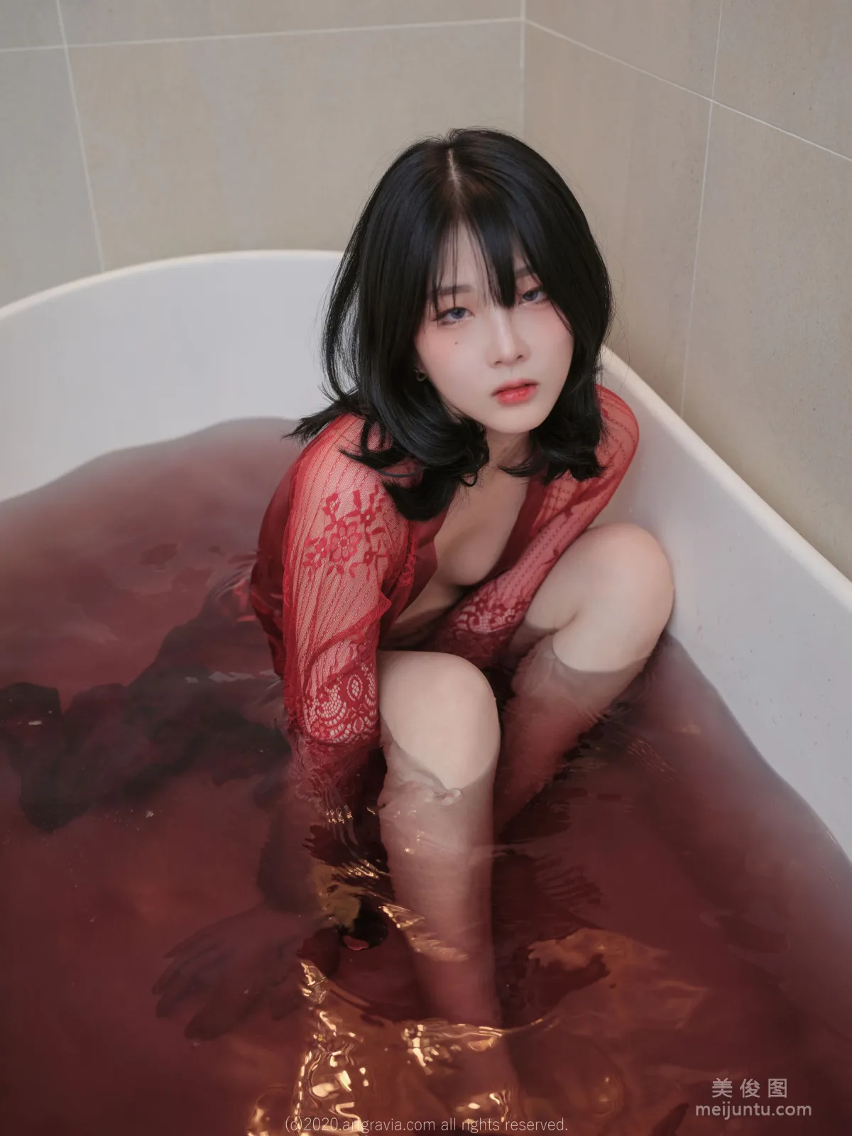 [ARTGRAVIA] VOL.207 Jangjoo - 紅色睡衣系列 31