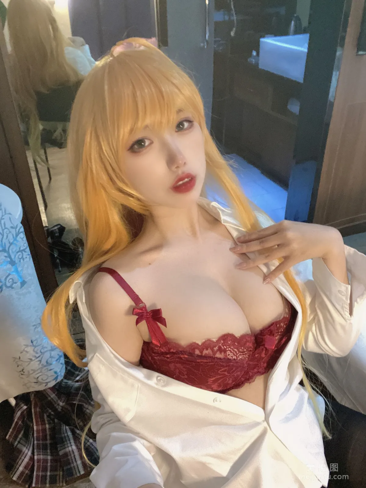 [COS福利] 芋圓侑子SJ_ - 金毛不良jk 33