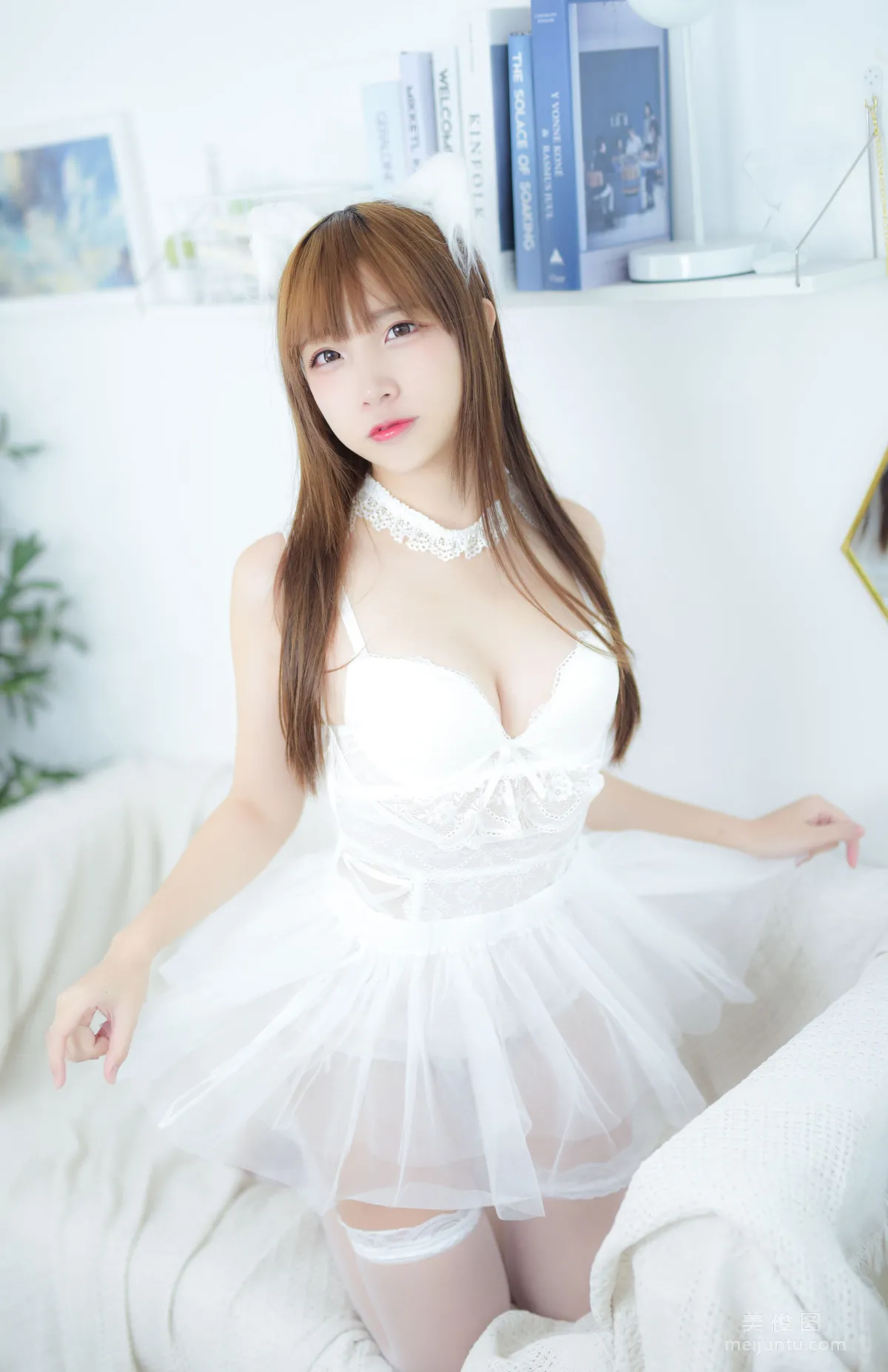 [COS福利] 二佐Nisa - 白婚纱10