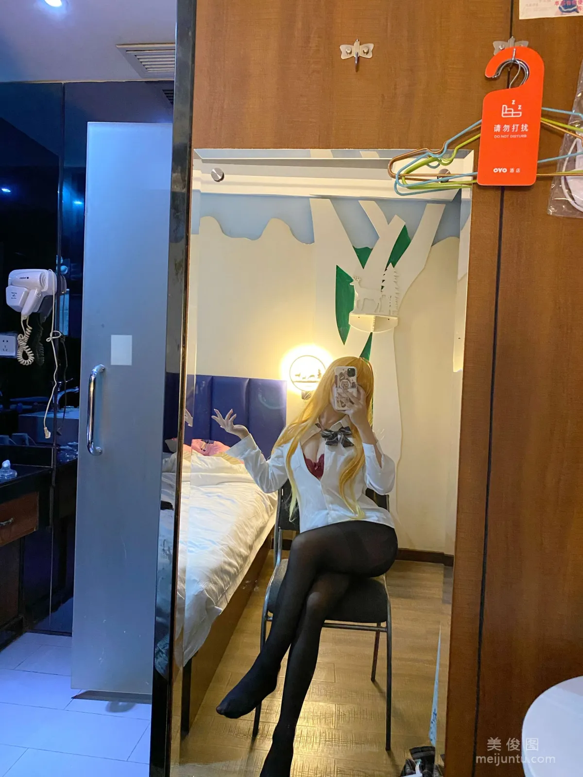 [COS福利] 芋圓侑子SJ_ - 金毛不良jk 24