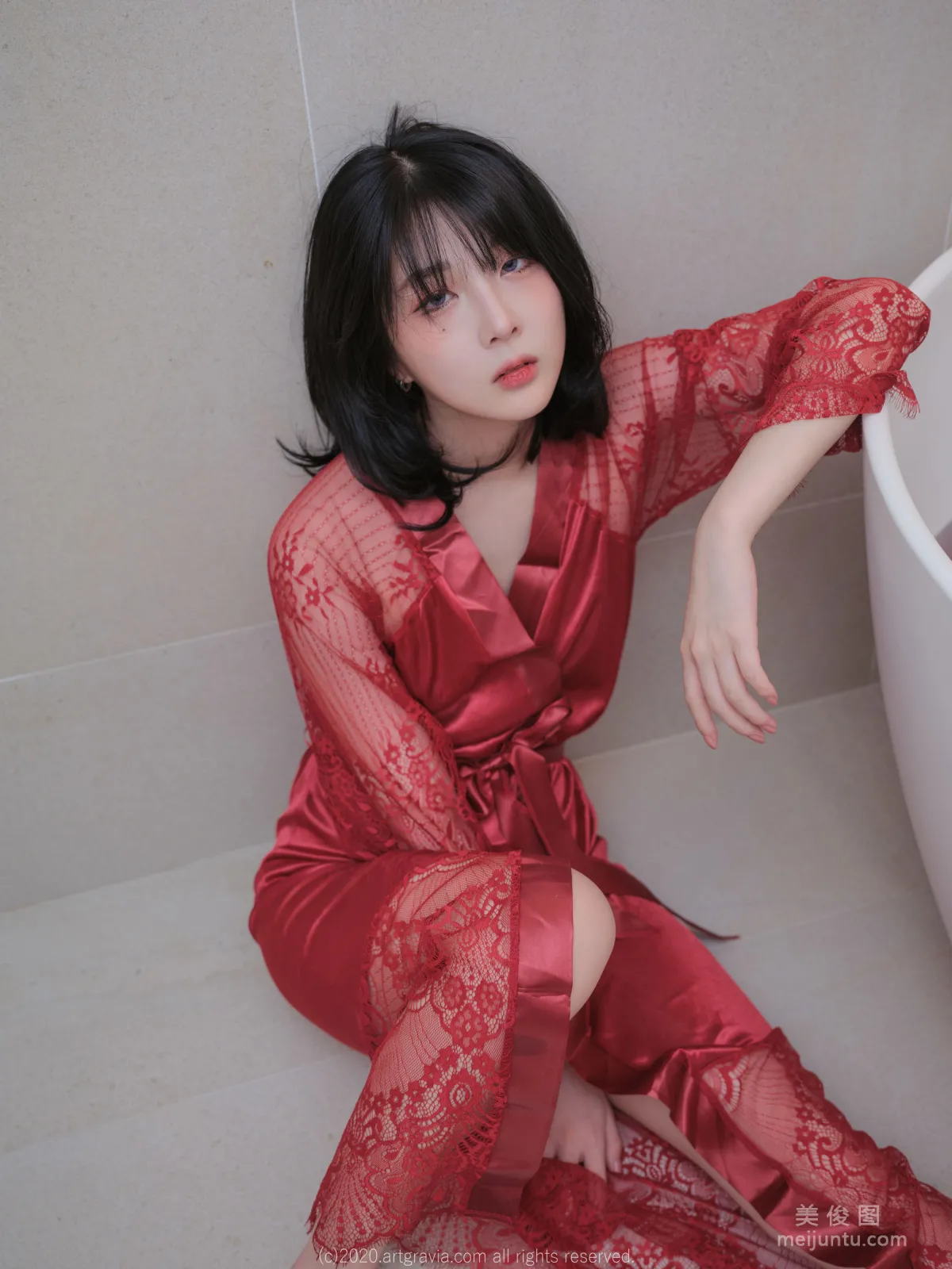 [ARTGRAVIA] VOL.207 Jangjoo - 紅色睡衣系列 23