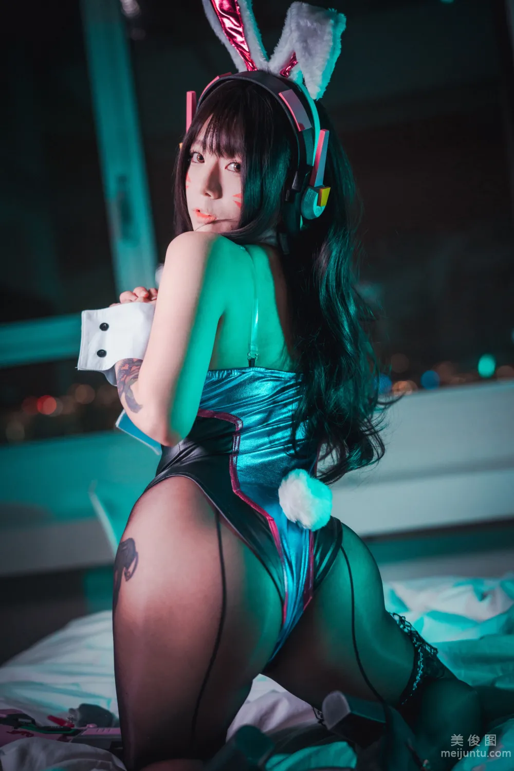 [DJAWA] Maruemon - D.VA Bunny Hop! 寫真套圖 7
