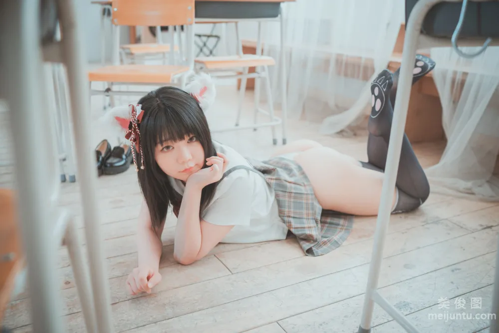 [DJAWA] Pian - Cat girl does not take classes 寫真套圖 22