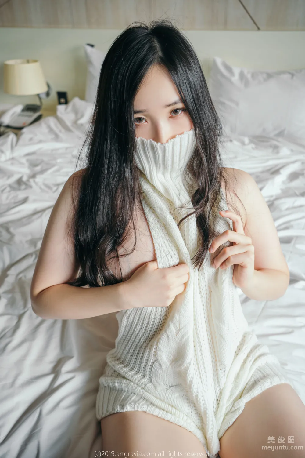 [ARTGRAVIA] VOL.106 Bambi - 性感毛衣+女仆睡衣 36