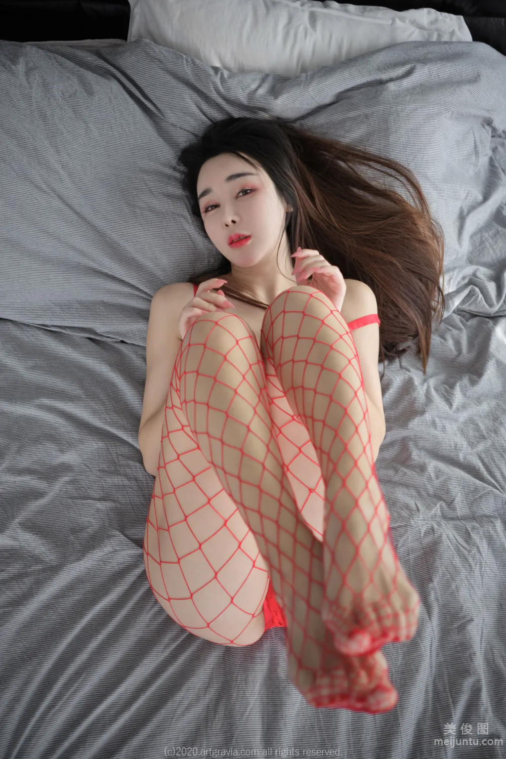 [ARTGRAVIA] VOL.163 NINA - 透視蕾絲+網衣寫真 52