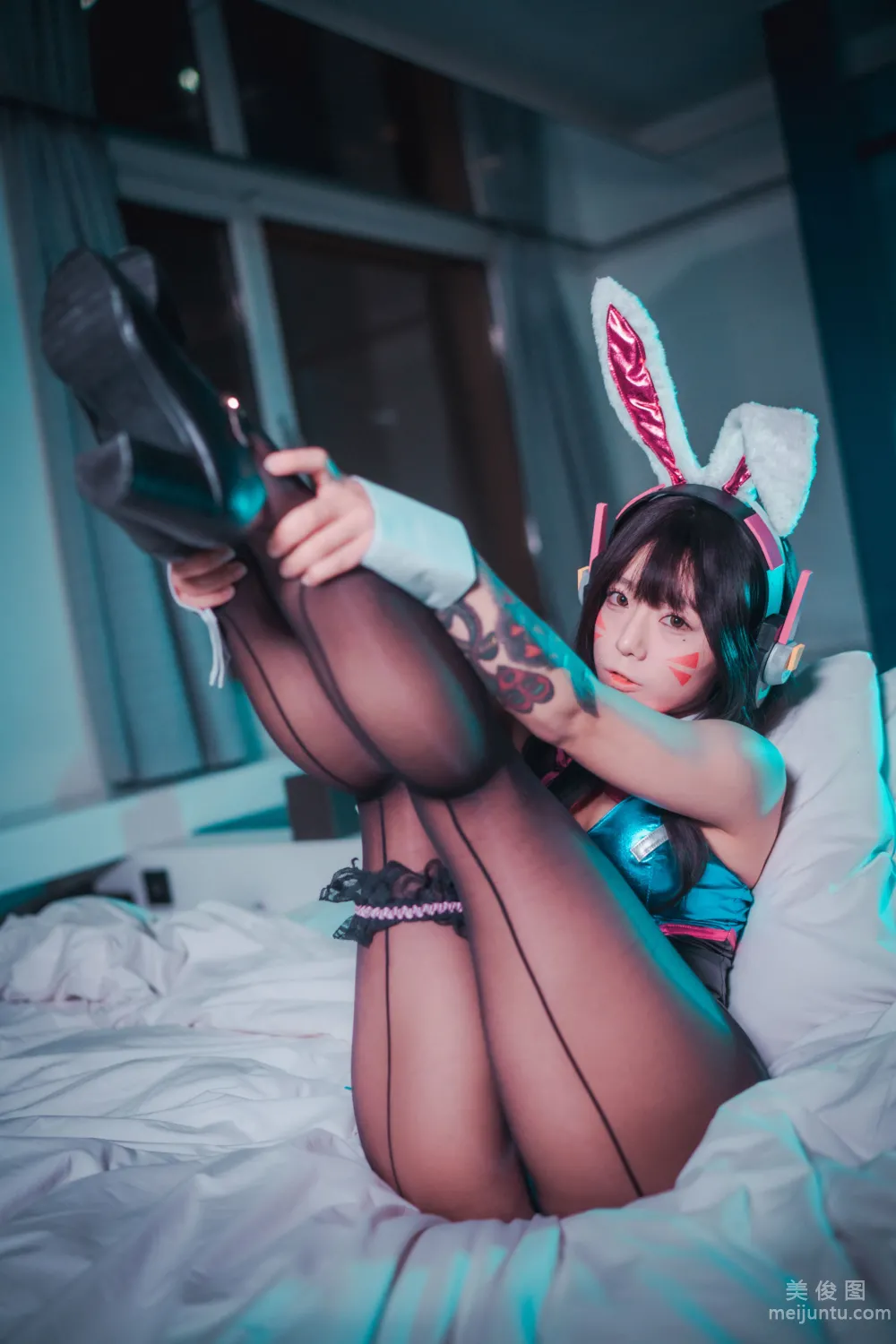 [DJAWA] Maruemon - D.VA Bunny Hop! 寫真套圖 49