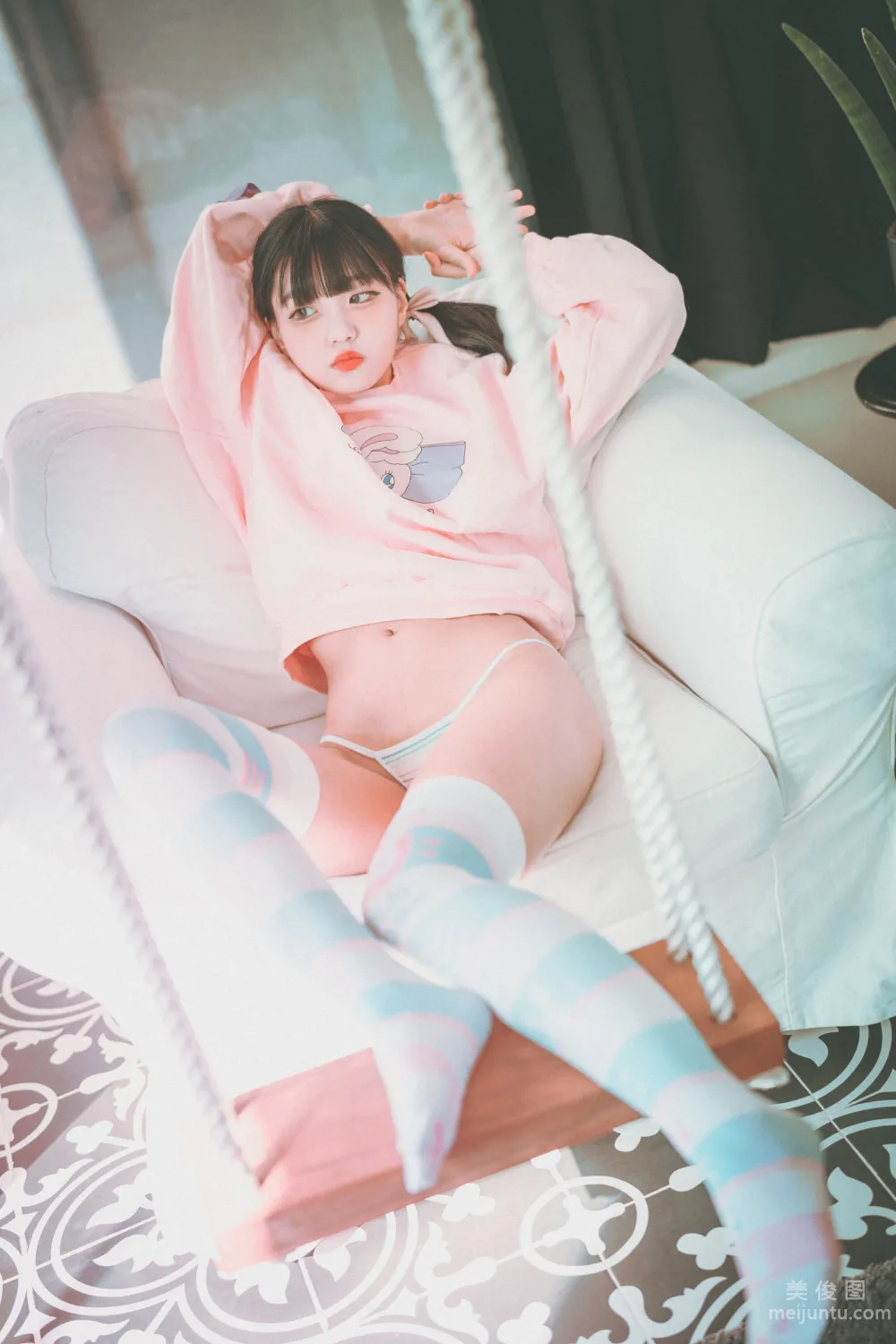 [DJAWA] Jenny - Lovely Pink 寫真套圖 10