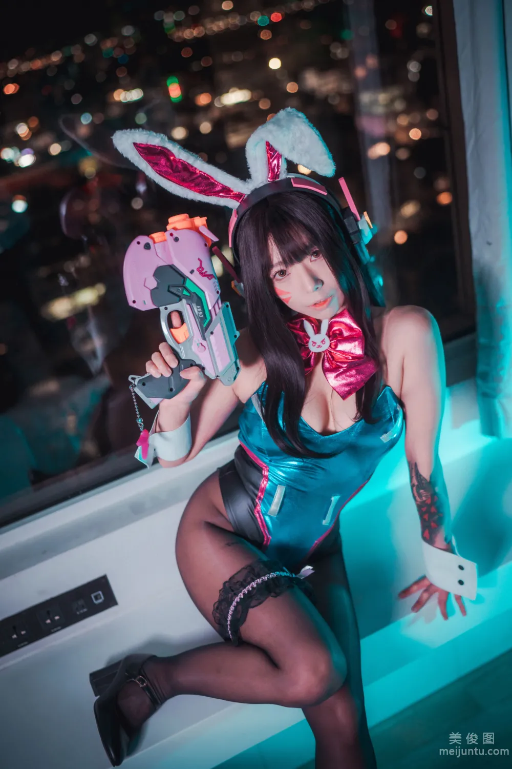 [DJAWA] Maruemon - D.VA Bunny Hop! 寫真套圖 29