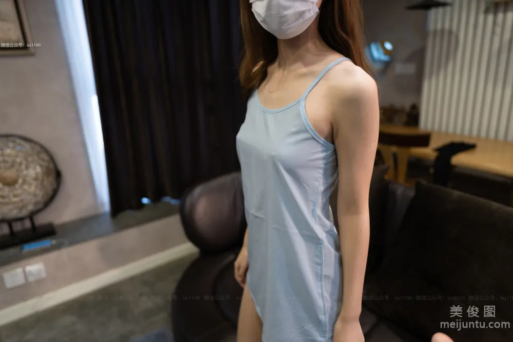 [ISS系列] 詩薇 - 藍色吊帶 寫真套圖 64