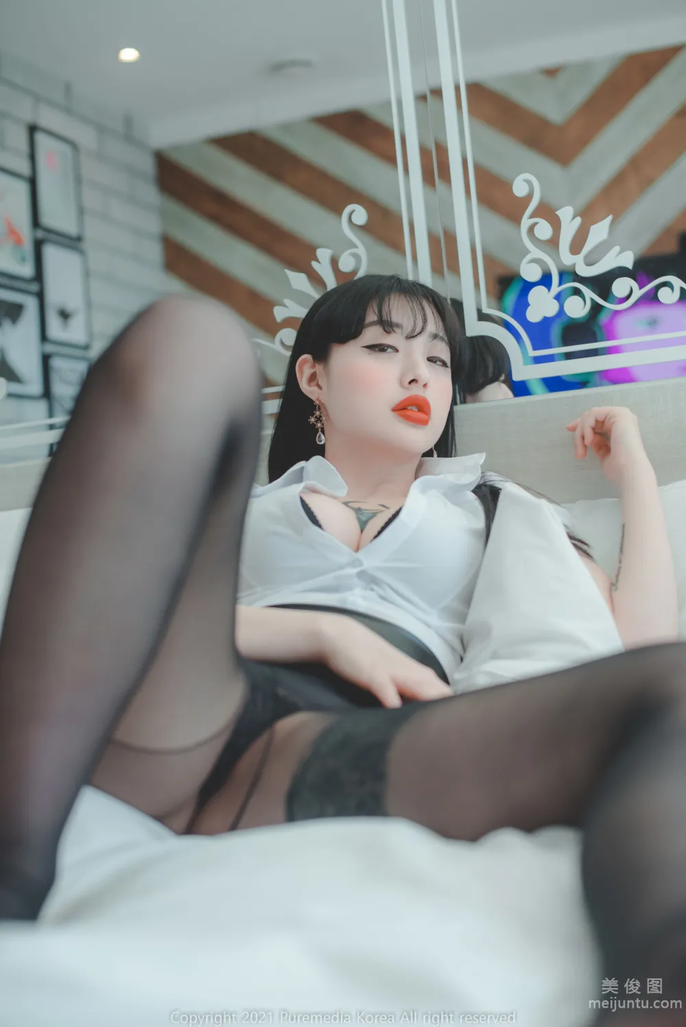 [PURE MEDIA] Vol.081 - Seolhwa - 黑絲美臀誘惑 9