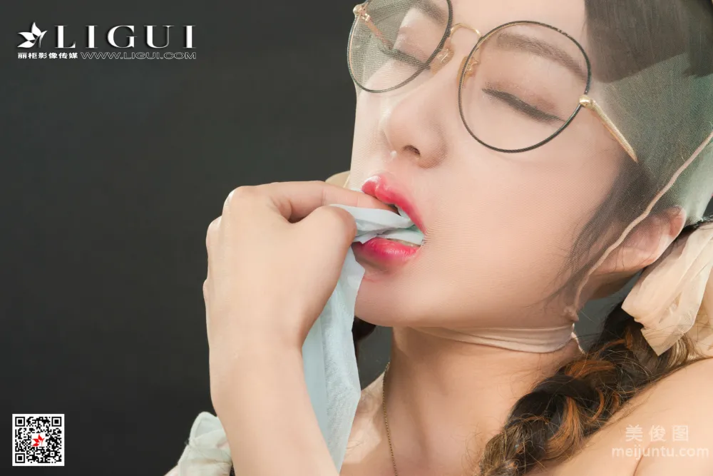 [麗櫃Ligui] Model 汐汐 《顔絲香吻》 寫真套圖 60