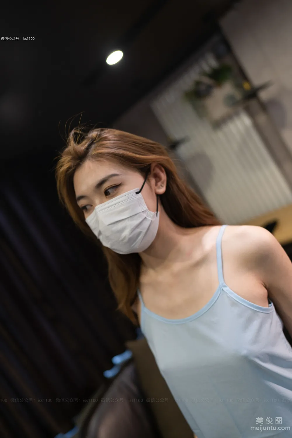 [ISS系列] 詩薇 - 藍色吊帶 寫真套圖 74