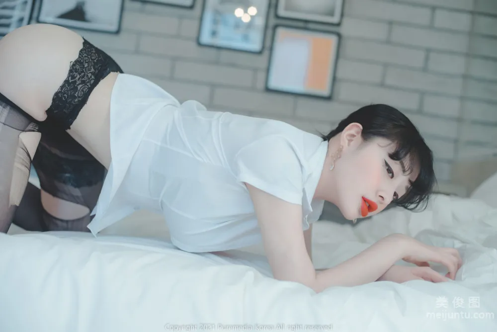 [PURE MEDIA] Vol.081 - Seolhwa - 黑絲美臀誘惑 36