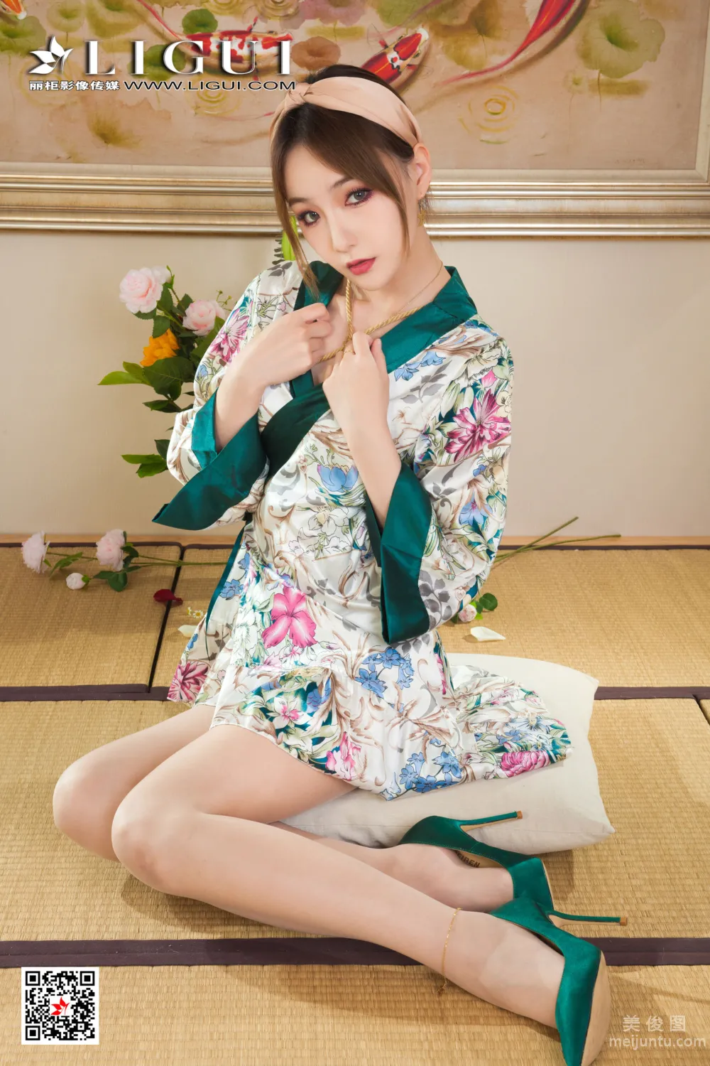 [丽柜Ligui] 网络丽人 Model 心心 《龟缚花蕊》  写真套图2