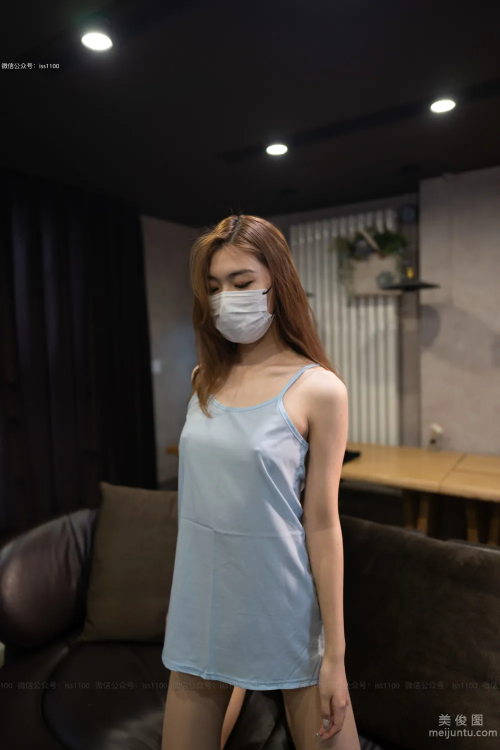 [ISS系列] 詩薇 - 藍色吊帶 寫真套圖 68