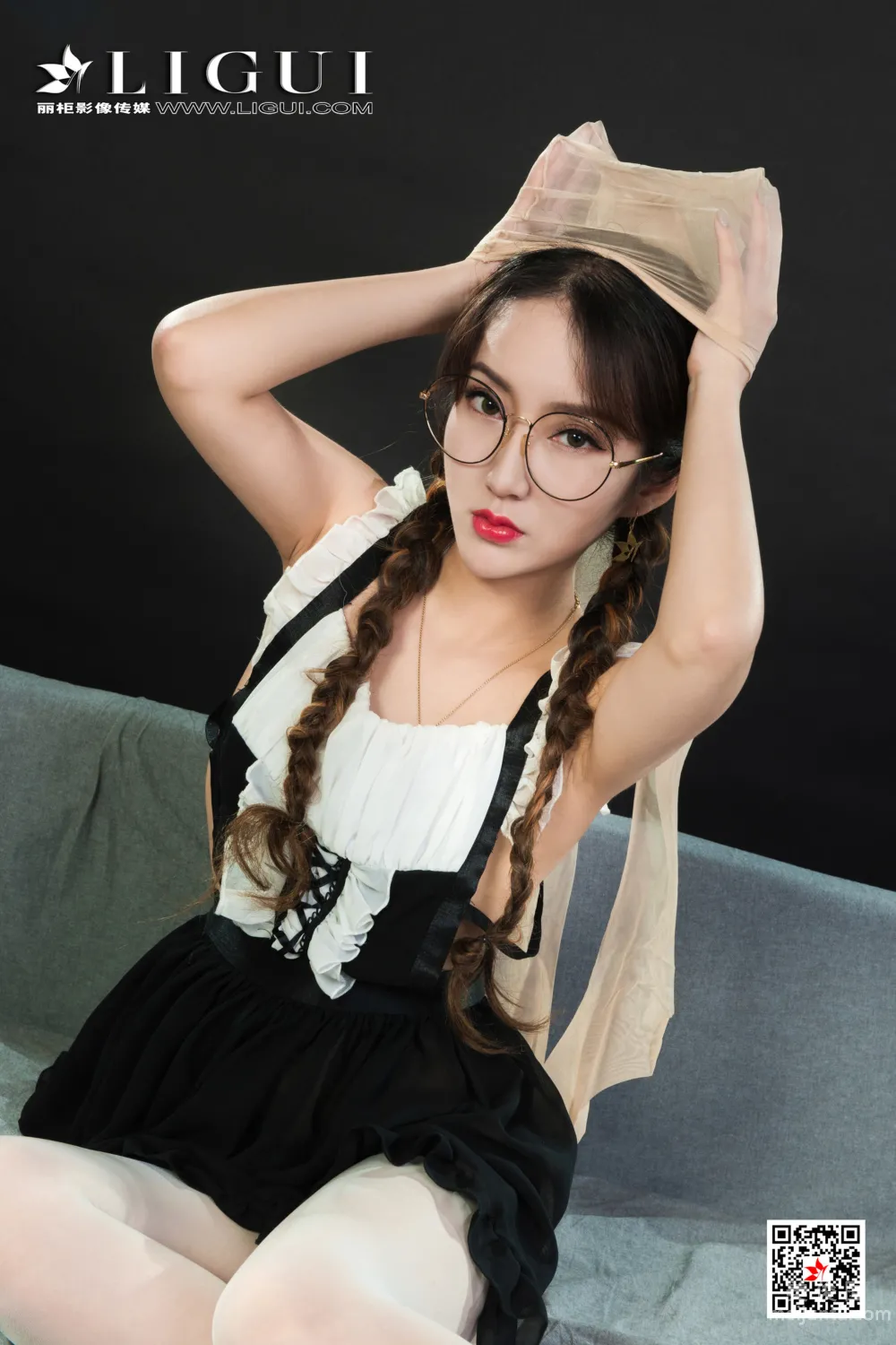 [麗櫃Ligui] Model 汐汐 《顔絲香吻》 寫真套圖 21