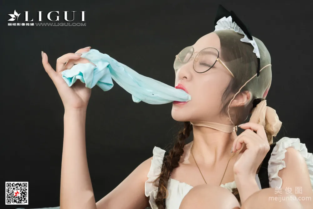 [麗櫃Ligui] Model 汐汐 《顔絲香吻》 寫真套圖 67