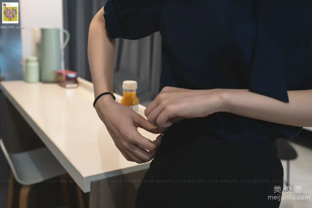 [ISS系列] 美晗 藍色襯衫 寫真套圖 40
