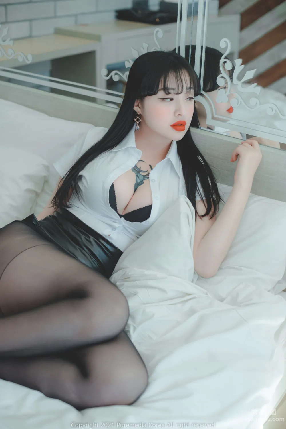 [PURE MEDIA] Vol.081 - Seolhwa - 黑絲美臀誘惑 1