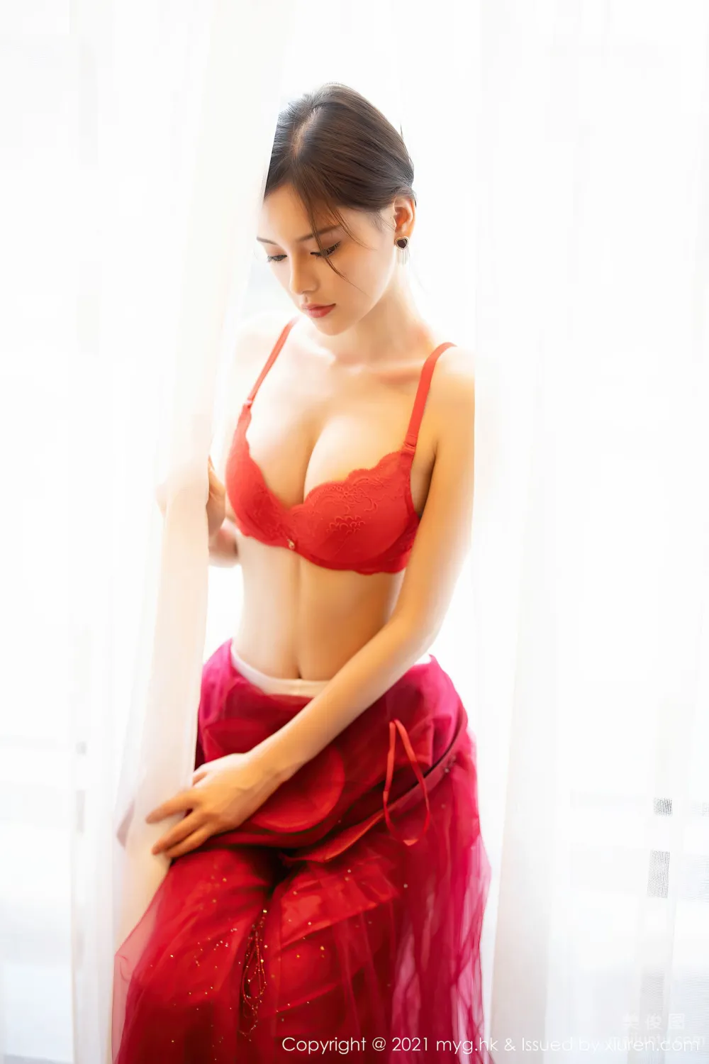 [美媛館MyGirl] Vol.560 小夕juju - 一襲精美迷人的姓感長裙 19
