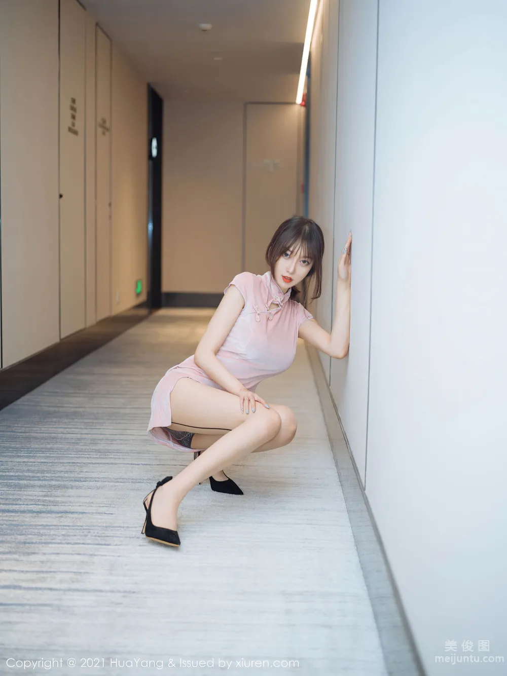 [花漾HuaYang] Vol.430 玥兒玥er - 典雅且浪漫的古典粉色旗袍 8