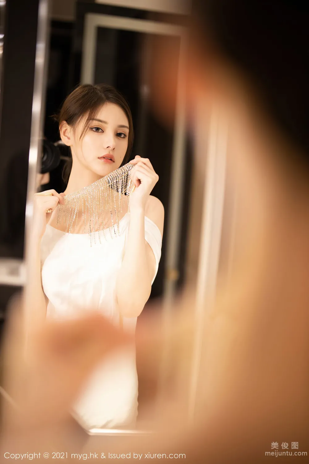 [美媛館MyGirl] Vol.552 小夕juju - 唯美動人的白色新娘 24