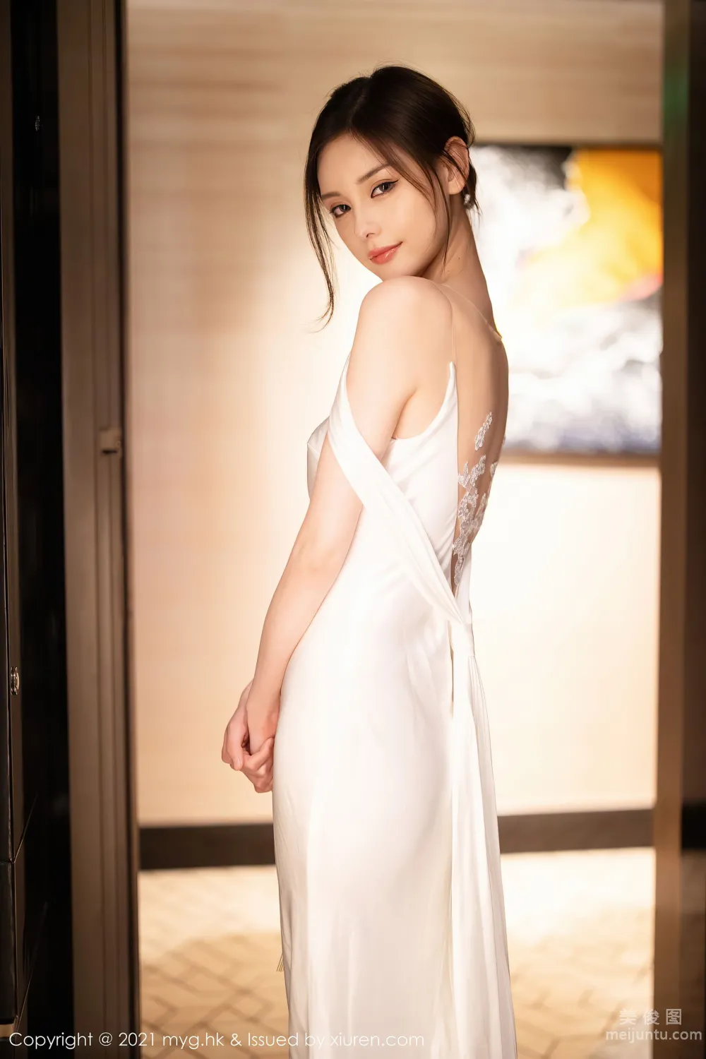 [美媛館MyGirl] Vol.552 小夕juju - 唯美動人的白色新娘 23