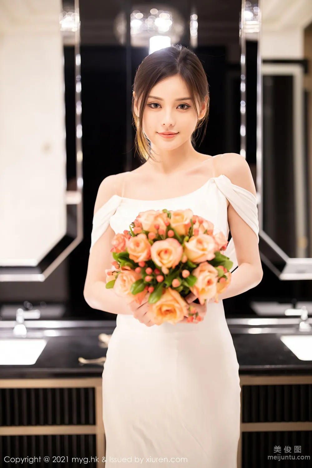 [美媛館MyGirl] Vol.552 小夕juju - 唯美動人的白色新娘 52