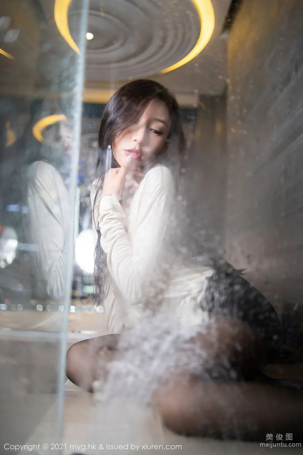 [美媛館MyGirl] Vol.555 王馨瑤yanni - 淋漓動人的浴室花瓣浴系列 35