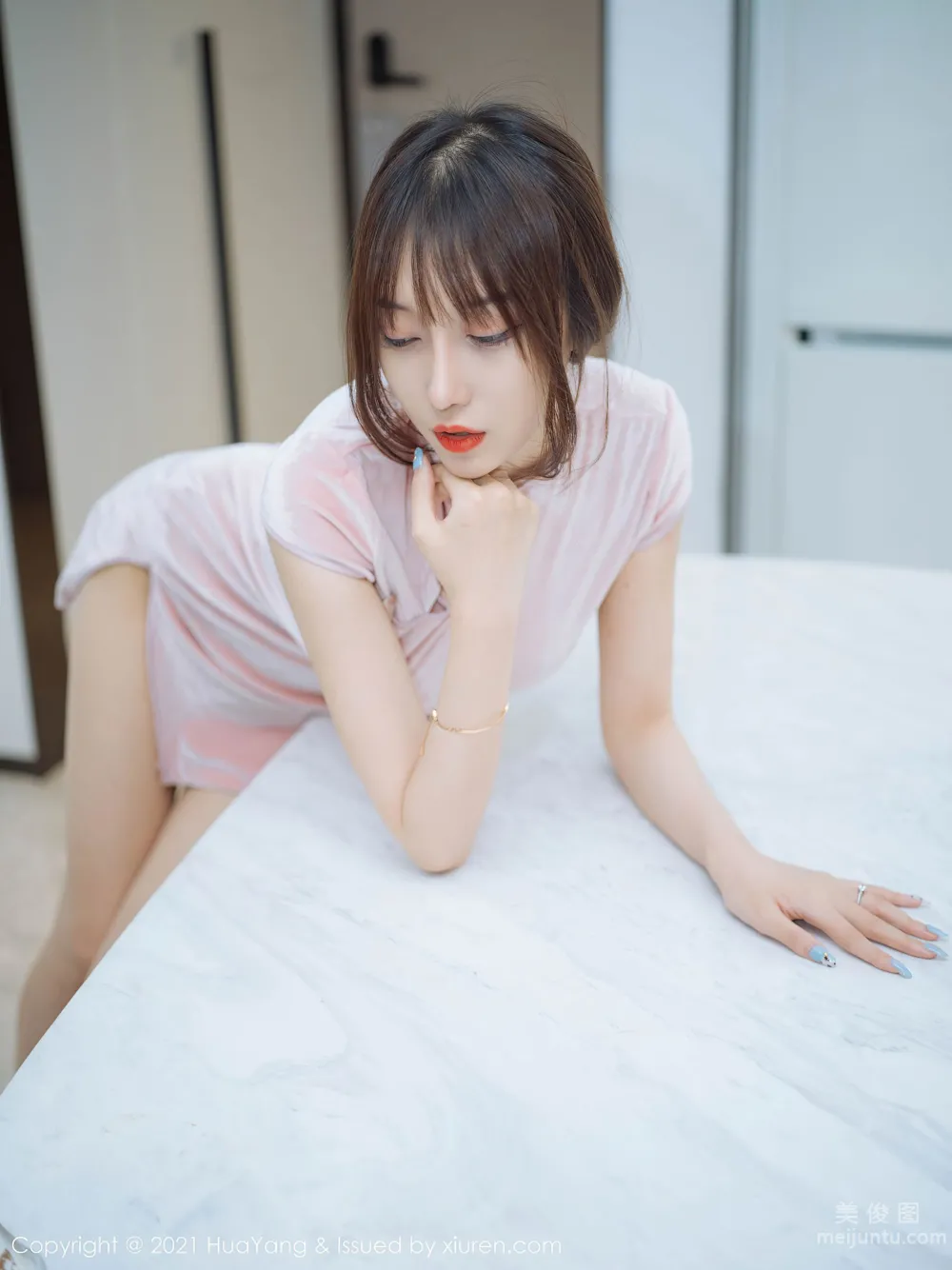 [花漾HuaYang] Vol.430 玥兒玥er - 典雅且浪漫的古典粉色旗袍 44