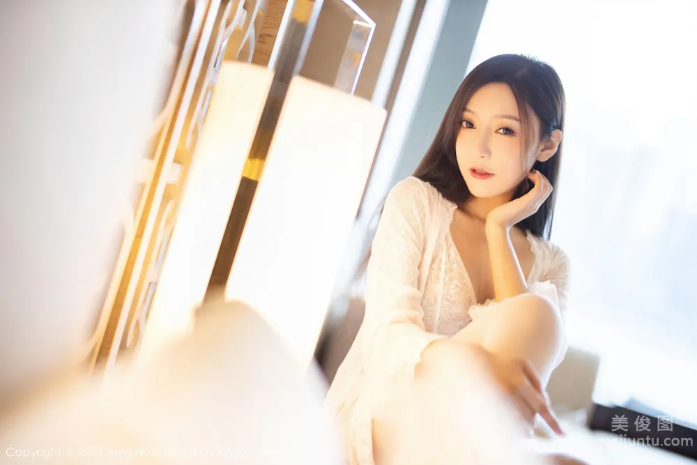 [美媛館MyGirl] Vol.564 王馨瑤yanni - 精緻動人的白色連衣裙 14