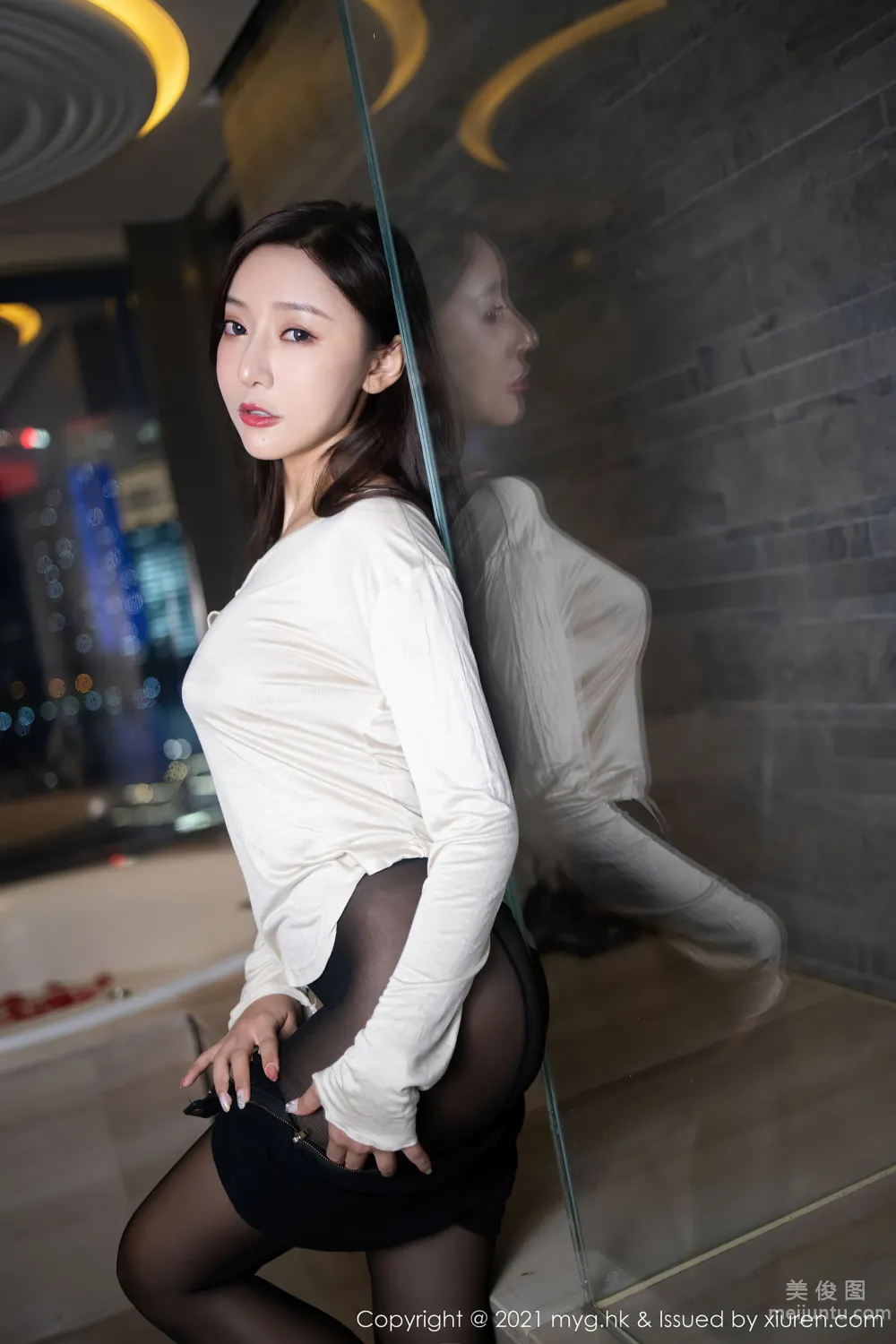 [美媛館MyGirl] Vol.555 王馨瑤yanni - 淋漓動人的浴室花瓣浴系列 25