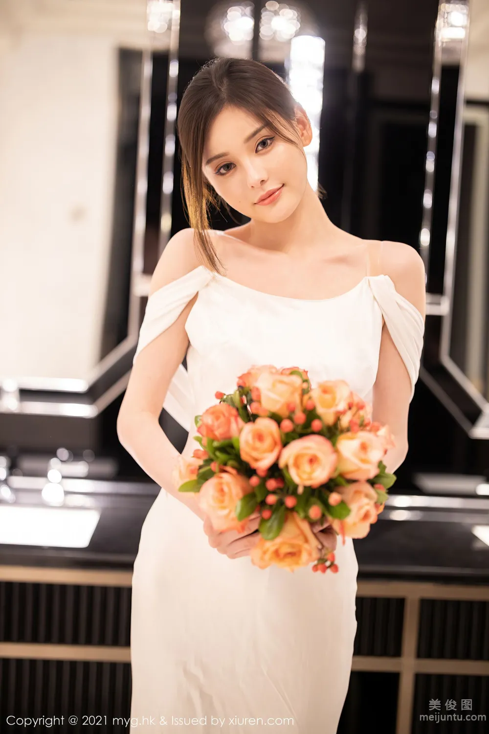 [美媛館MyGirl] Vol.552 小夕juju - 唯美動人的白色新娘 58
