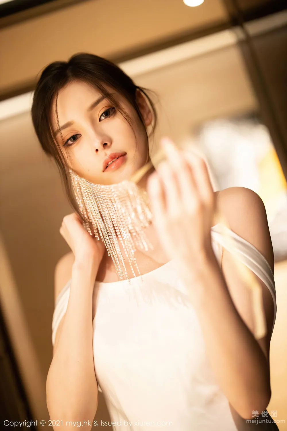 [美媛館MyGirl] Vol.552 小夕juju - 唯美動人的白色新娘 7